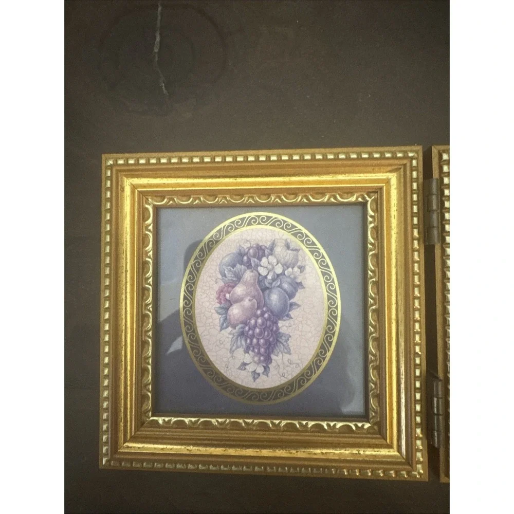Heartfelt Collection Kathy Seek Friend Framed Art Flowers Framed John 15 8-9 EUC